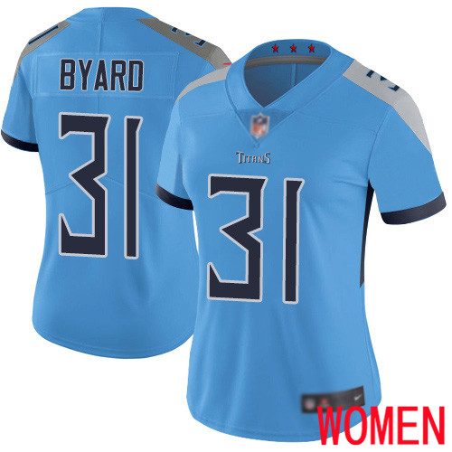 Tennessee Titans Limited Light Blue Women Kevin Byard Alternate Jersey NFL Football #31 Vapor Untouchable